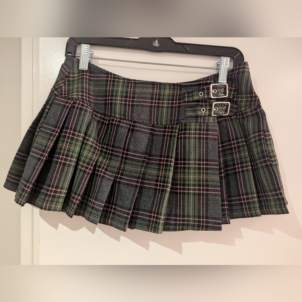 Plaid lip service kilt